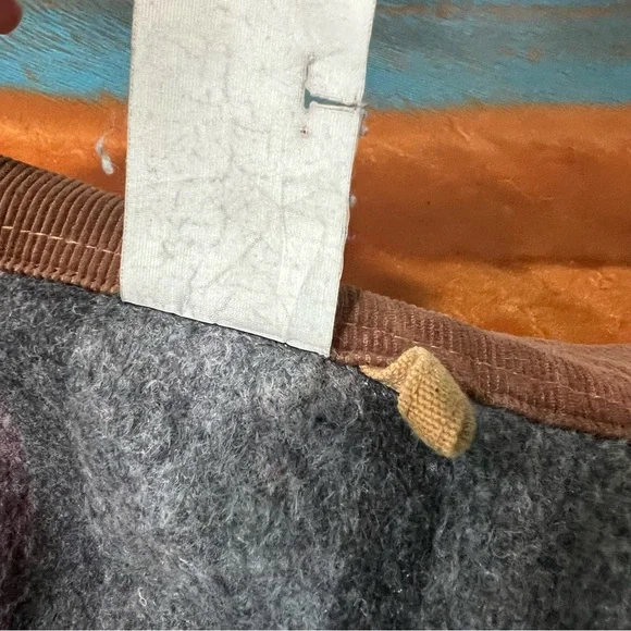 VTG Carhartt Blanket lined Chore Jacket Duck Canvas Trashed used distressed XXL